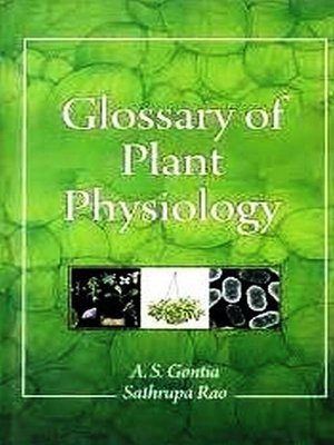 cover image of Glossary of Plant Physiology